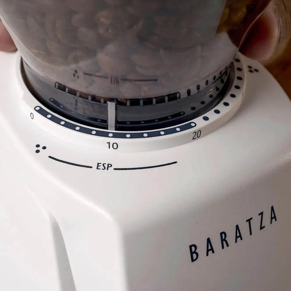 Baratza Encore ESP Kaffeemühle mit Kegelmahlwerk, Elektrisch – Weiß