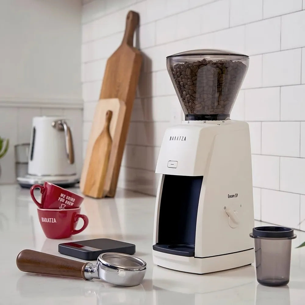Baratza Encore ESP Kaffeemühle mit Kegelmahlwerk, Elektrisch – Weiß