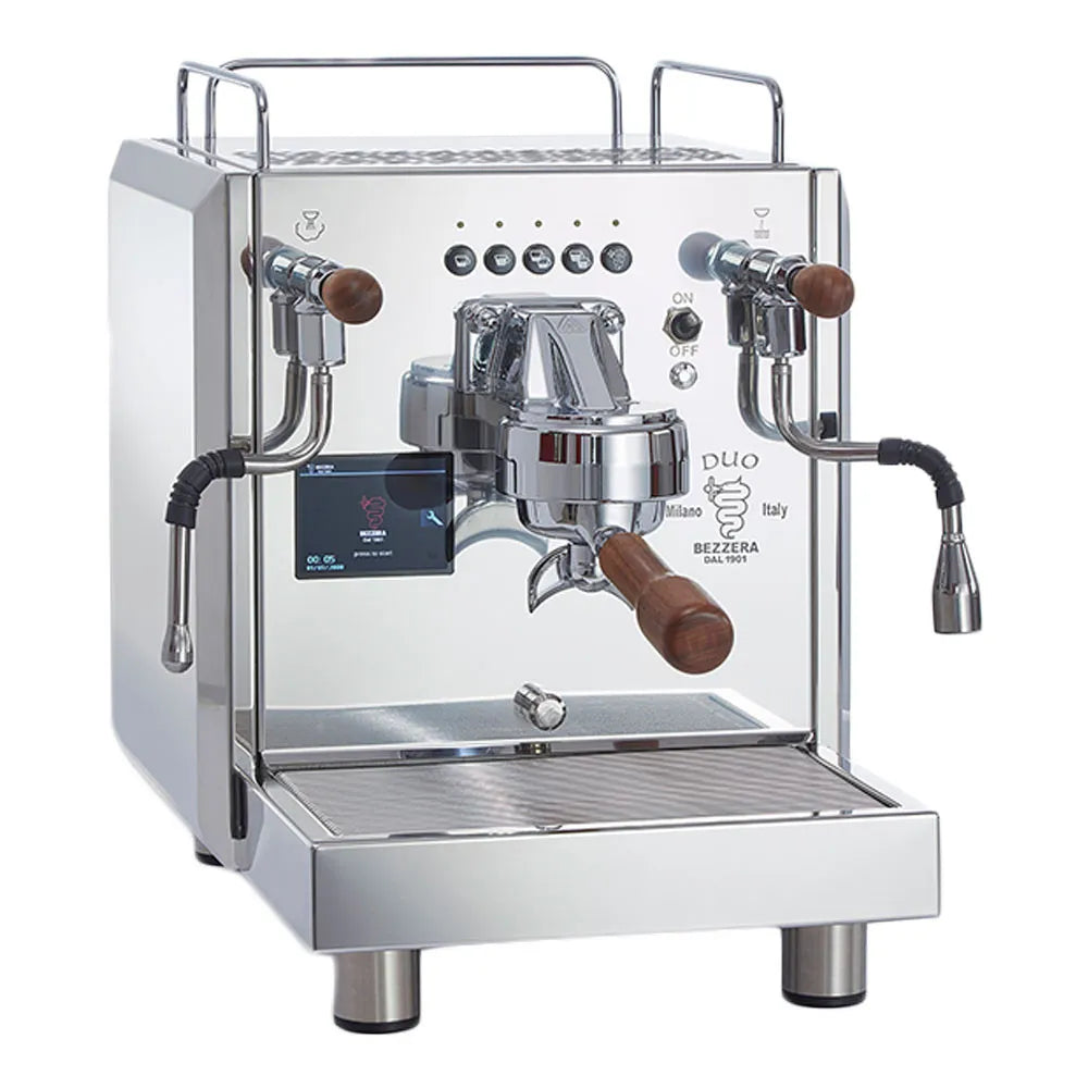 Bezzera DUO DE Siebträger Espressomaschine Dualboiler – Edelstahl