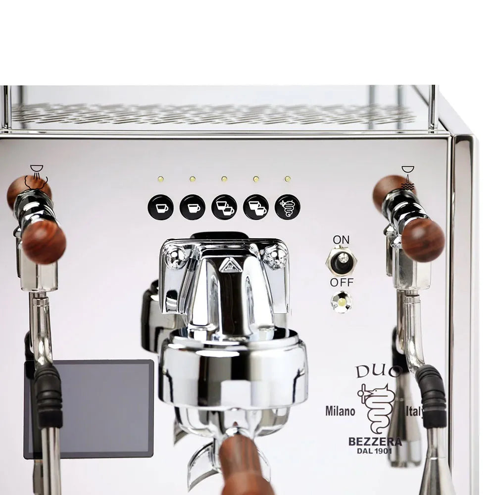 Bezzera DUO DE Siebträger Espressomaschine Dualboiler – Edelstahl