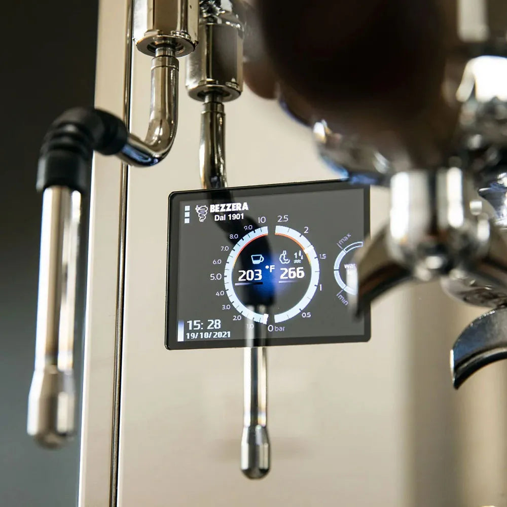 Bezzera DUO DE Siebträger Espressomaschine Dualboiler – Edelstahl