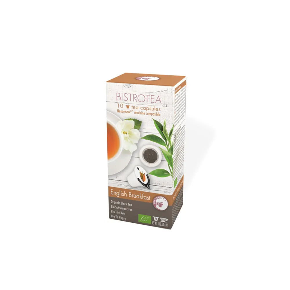Bio-Teekapseln für Nespresso®-Maschinen Bistro Tea English Breakfast, 10 Stk.