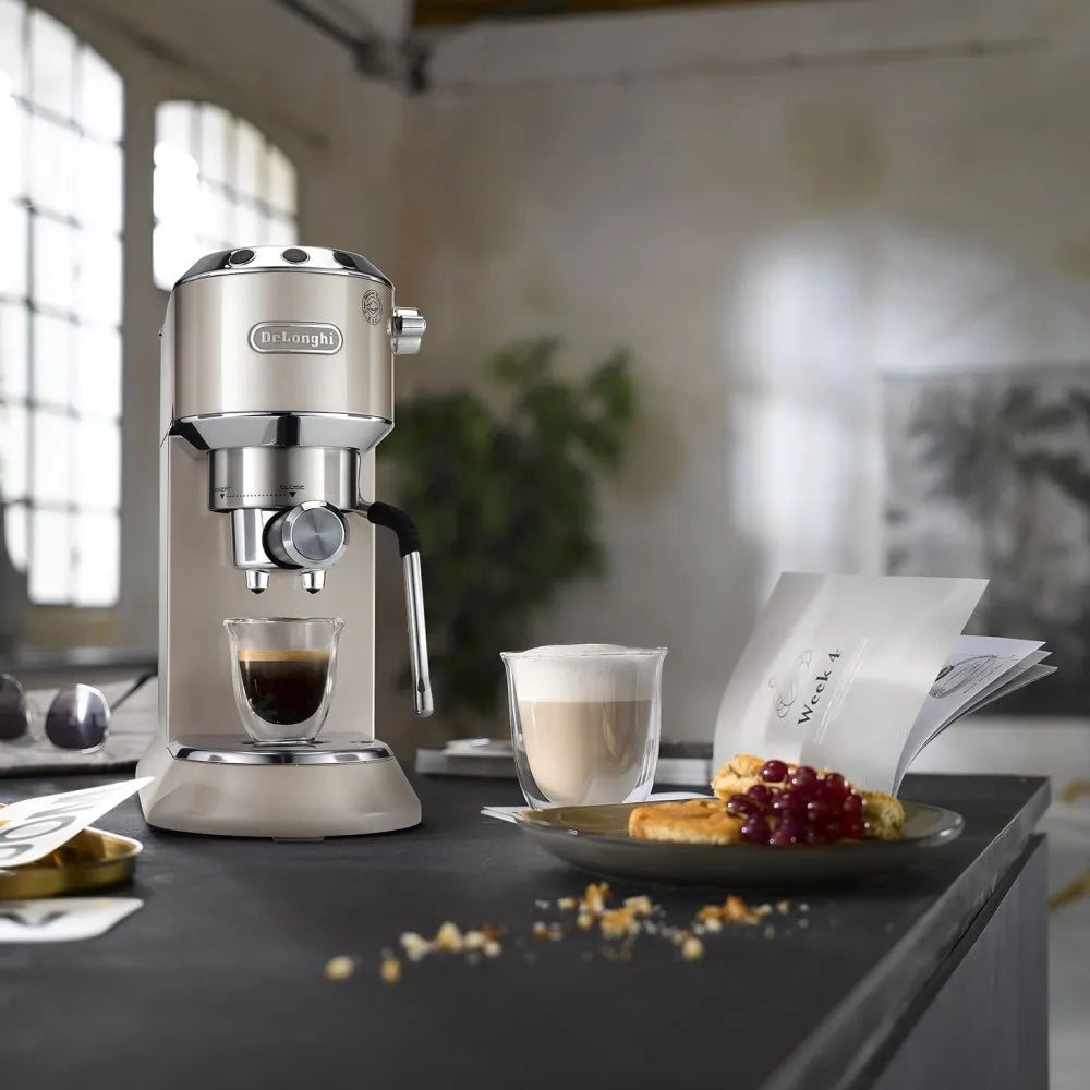 DeLonghi Dedica Arte EC885.BG ESE Espressomaschine – Beige