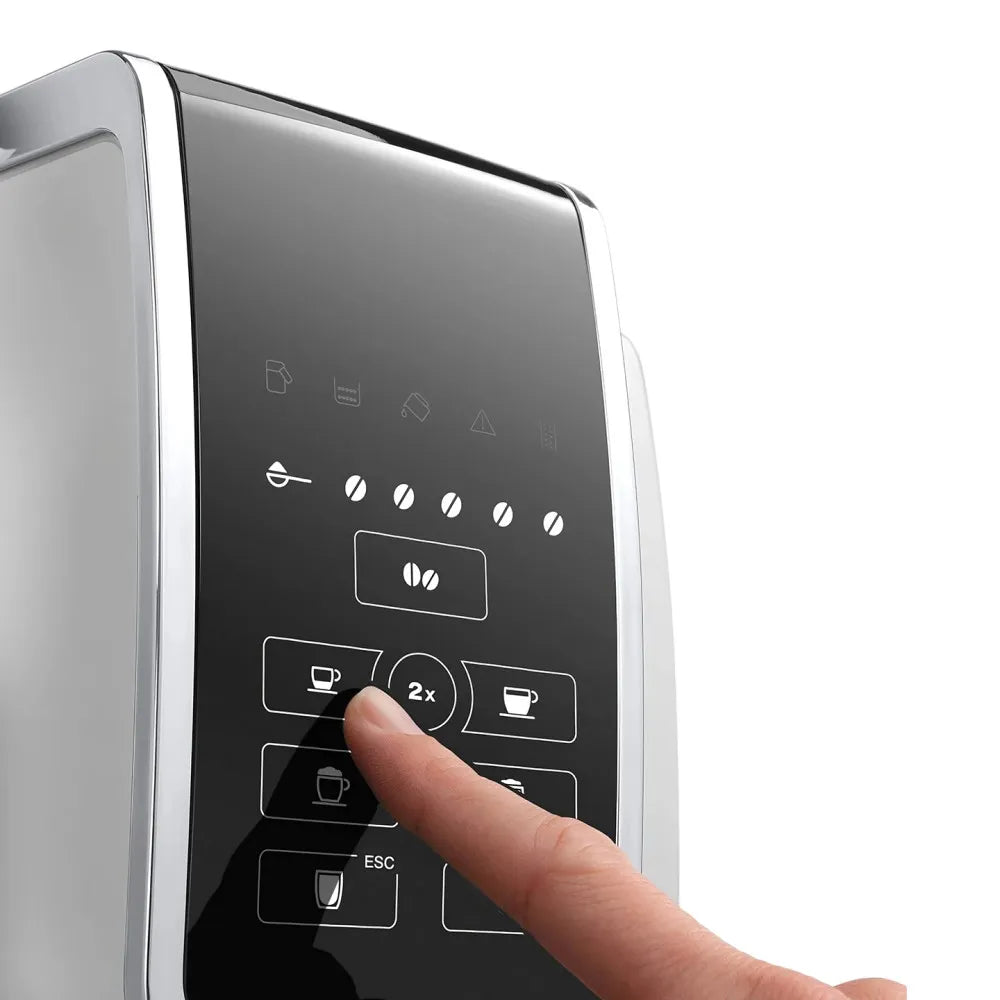 DeLonghi Dinamica ECAM 350.50.SB Kaffeevollautomat – Silber
