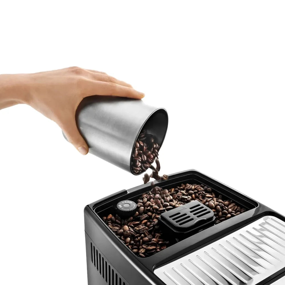 DeLonghi Dinamica ECAM 350.50.SB Kaffeevollautomat – Silber