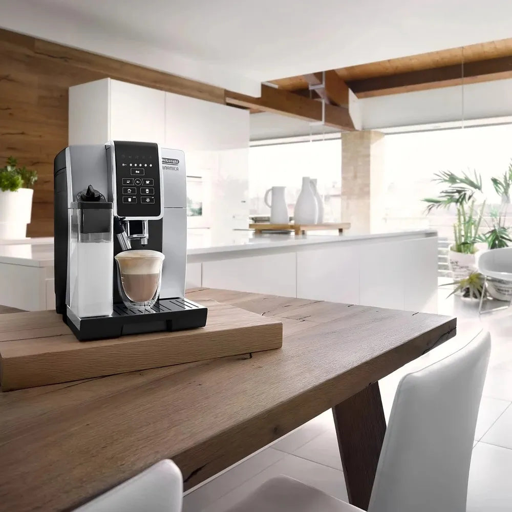 DeLonghi Dinamica ECAM 350.50.SB Kaffeevollautomat – Silber