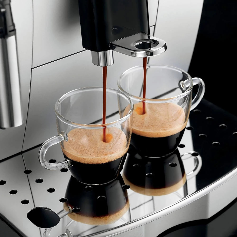 DeLonghi Magnifica S ECAM 22.110.SB Kaffeevollautomat – Schwarz Silber