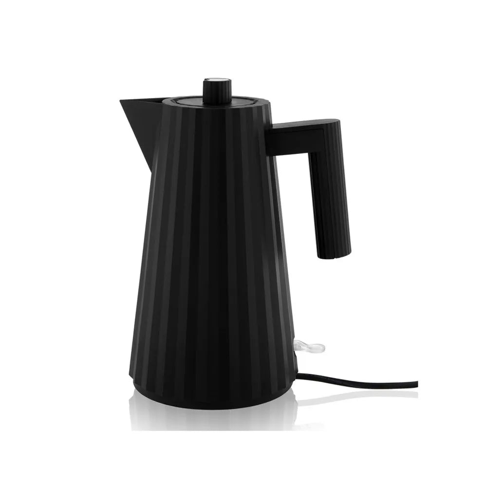 Elektrischer Wasserkocher Alessi Plisse Black, 1,7 l