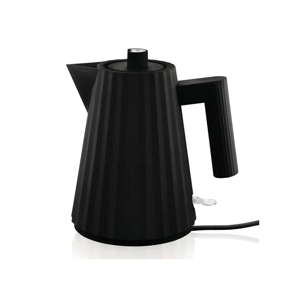 Elektrischer Wasserkocher Alessi Plisse Black, 1 l
