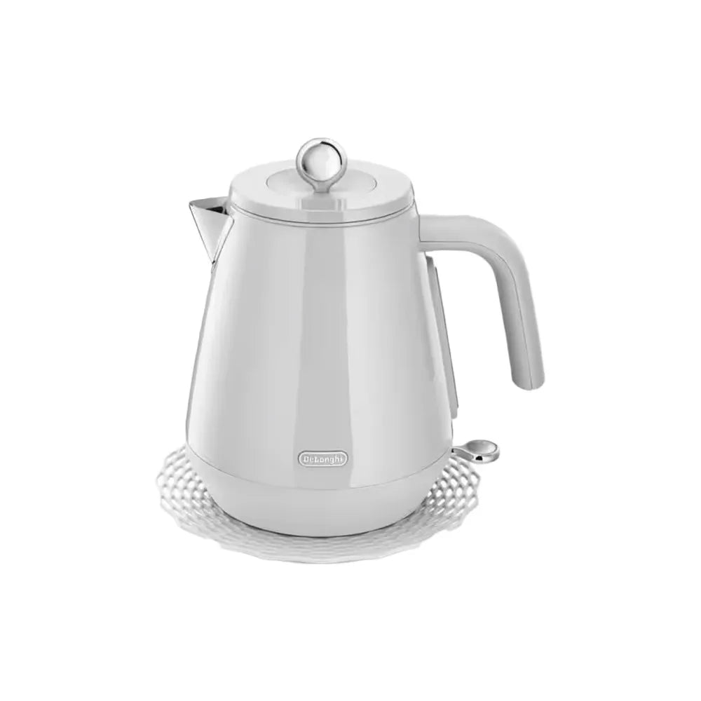 Elektrischer Wasserkocher De’Longhi Eclettica Whimsical White KBY2001.W, 1,7 l