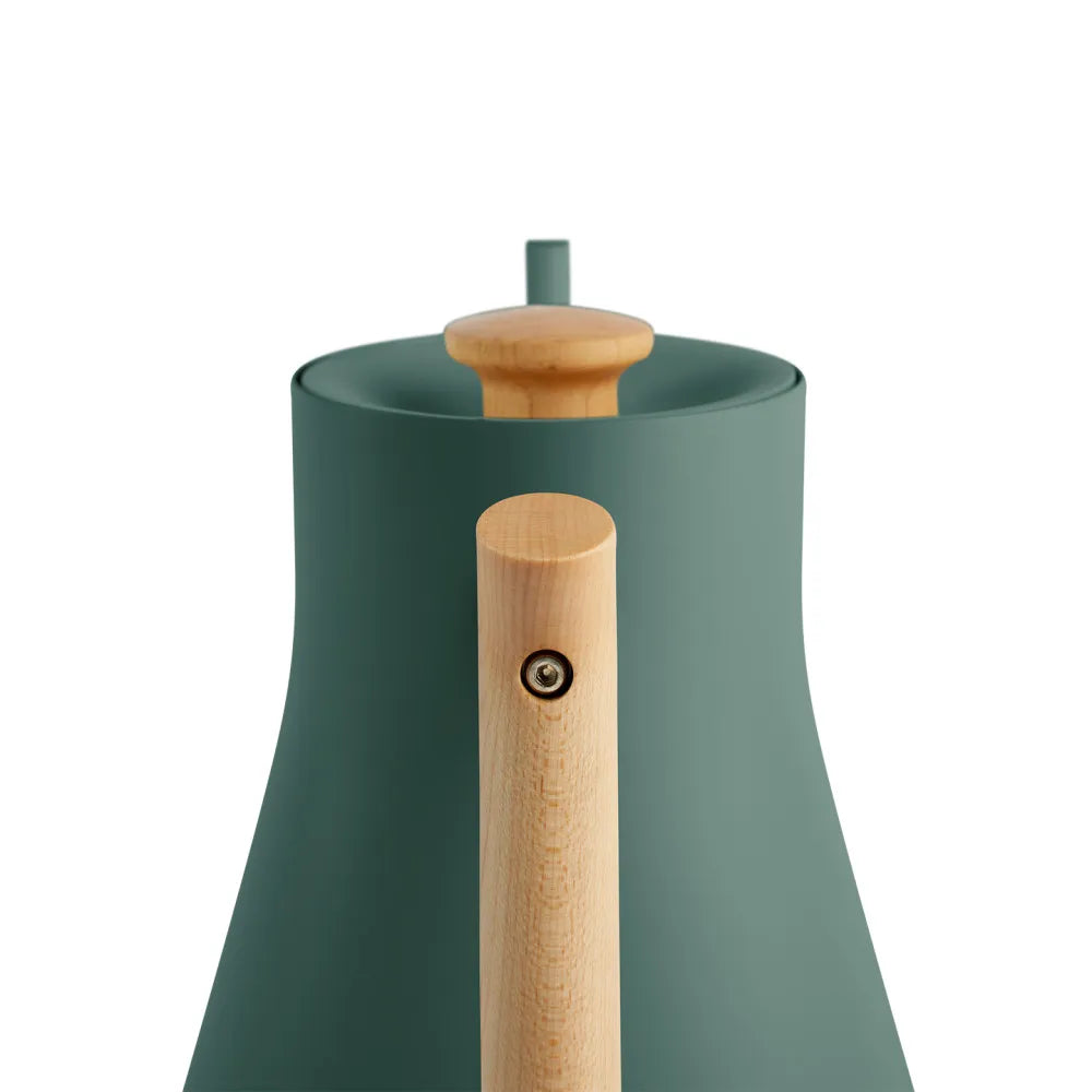 Elektrischer Wasserkocher Fellow Stagg EKG Electric Green w/Maple, 0.9 l