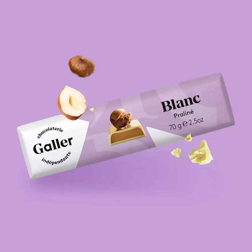 Galler White Praliné, 70 g