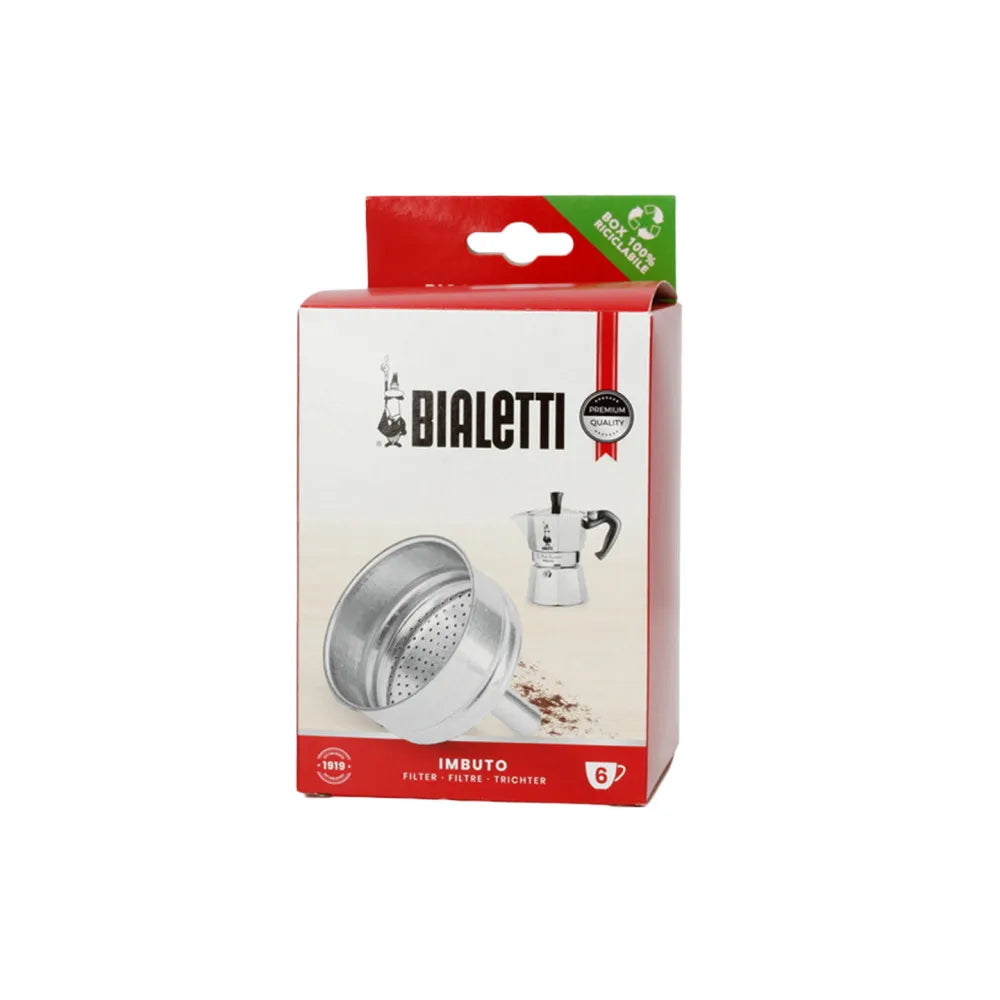 Gemahlener Kaffee-Trichter für Bialetti Mokkakannen (6 Tassen)