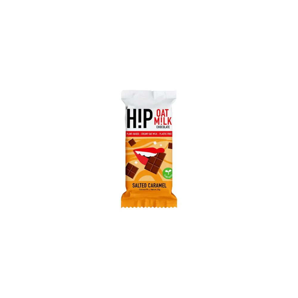Hafermilchschokoladen-Minitafel mit gesalzenem Karamell H!P, 25 g