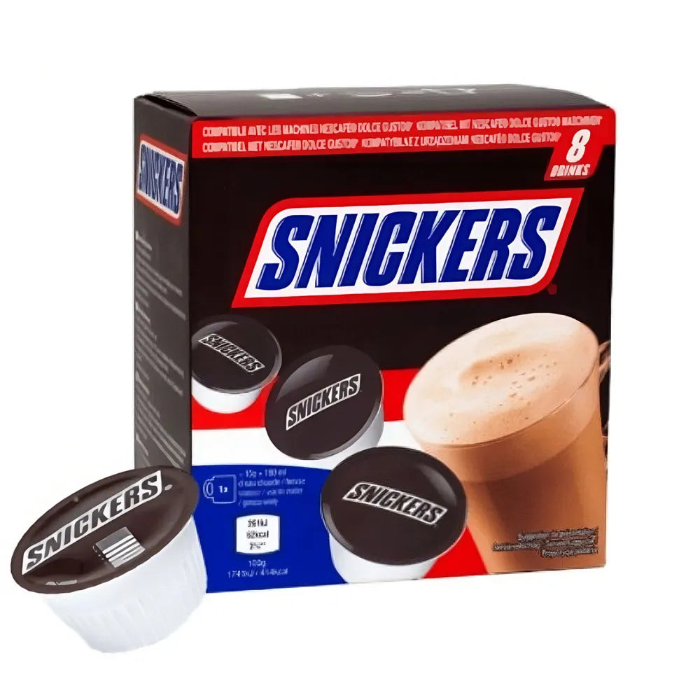 Heiße Schokolade Kapseln kompatibel mit NESCAFÉ® Dolce Gusto® Snickers, 8 Stk.