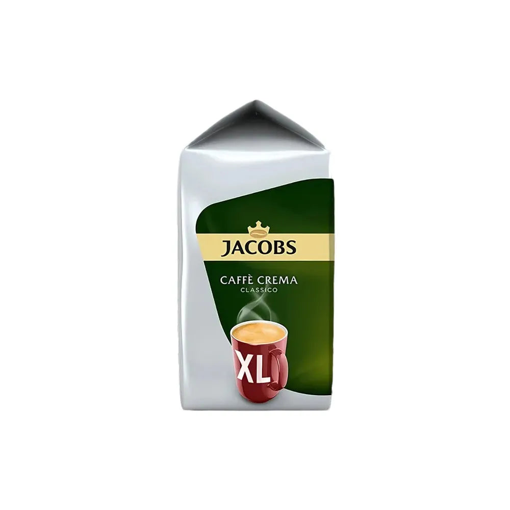 Kaffeekapseln Tassimo Caffè Crema Classico XL (kompatibel mit Bosch Tassimo Kapselmaschinen), 16 Stk.