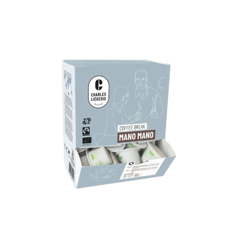 Kaffeekapseln geeignet für Nespresso® Charles Liégeois Mano Mano, 50 Stk.