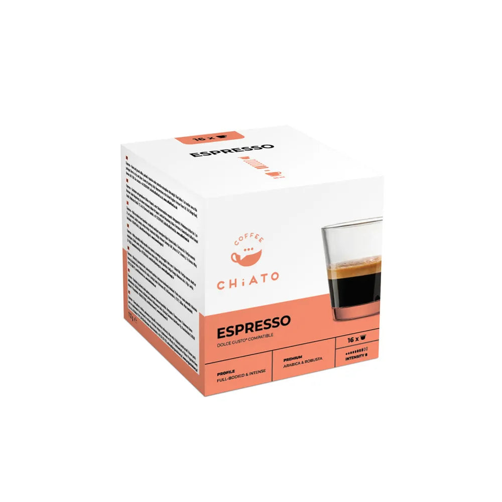 Kaffeekapseln kompatibel mit NESCAFÉ® Dolce Gusto® CHiATO Espresso, 16 Stk.