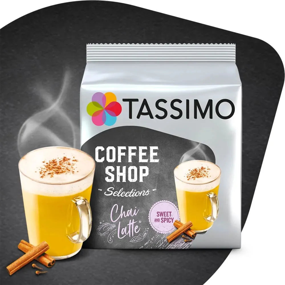 Kapseln Tassimo Chai Latte (kompatibel mit Bosch Tassimo Kapselmaschinen), 8 Stk.