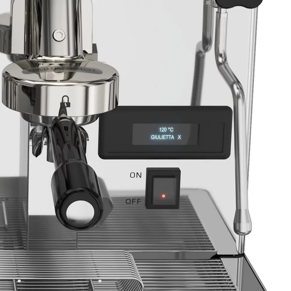 LELIT Giulietta X PL2SVX Siebträger Espressomaschine -2-grupping, Edelstahl