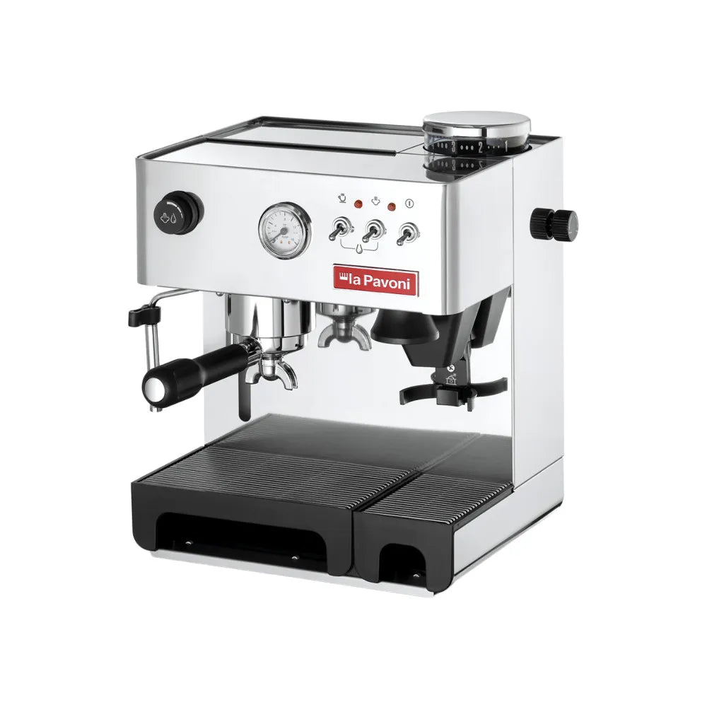 La Pavoni Domus Bar Siebträger Espressomaschine – Edelstahl