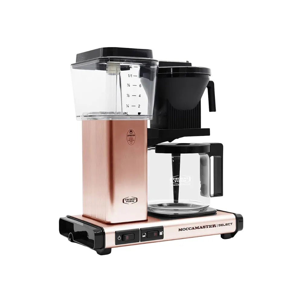 Moccamaster KBG Select Copper Filterkaffeemaschine mit Glaskanne – Kupfer