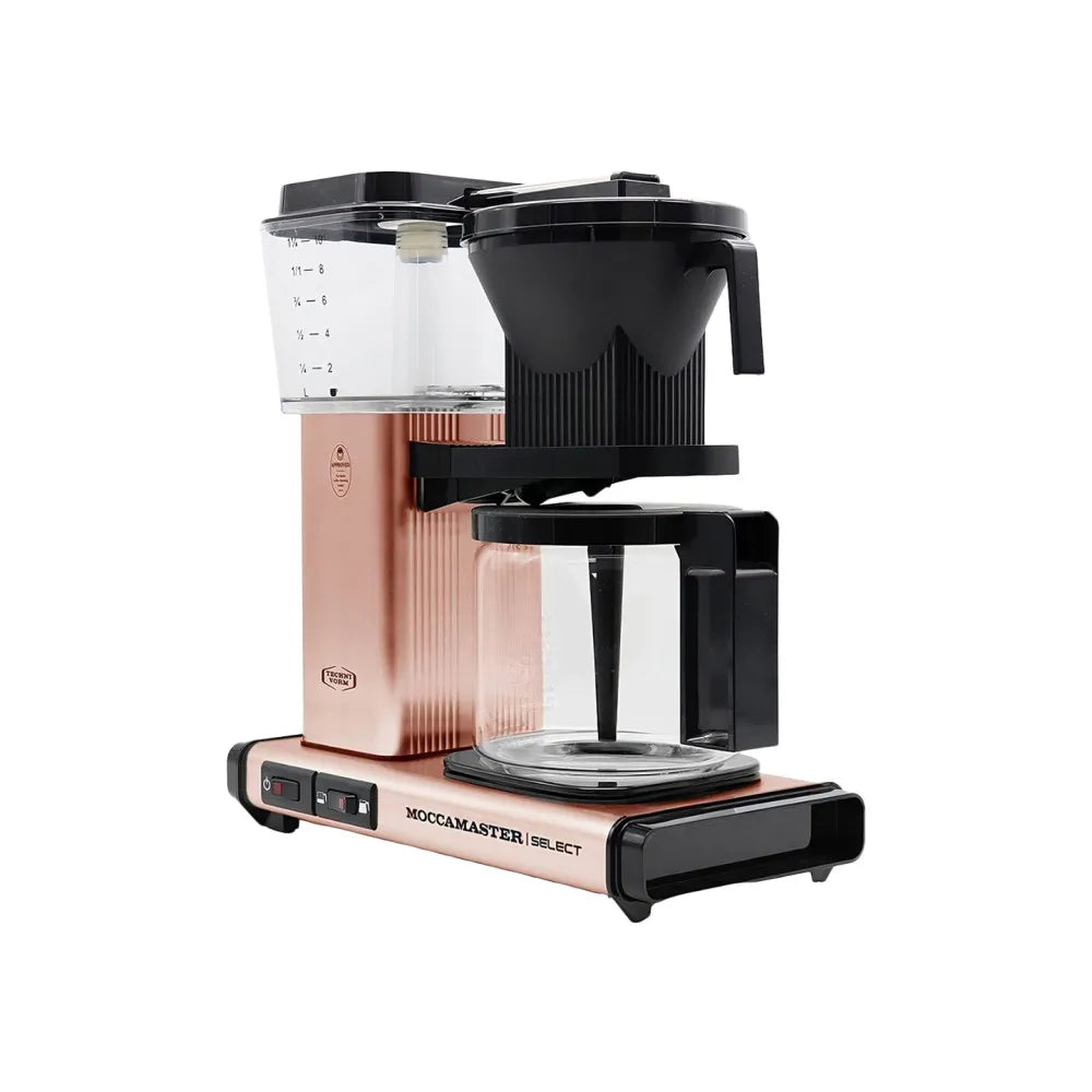 Moccamaster KBG Select Copper Filterkaffeemaschine mit Glaskanne – Kupfer