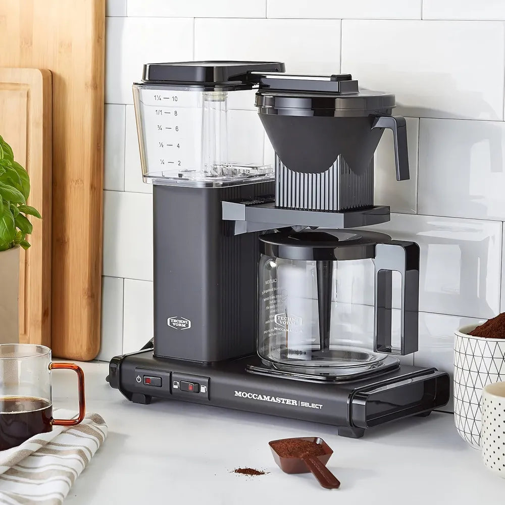 Moccamaster KBG Select Matt Black Filterkaffeemaschine – Schwarz