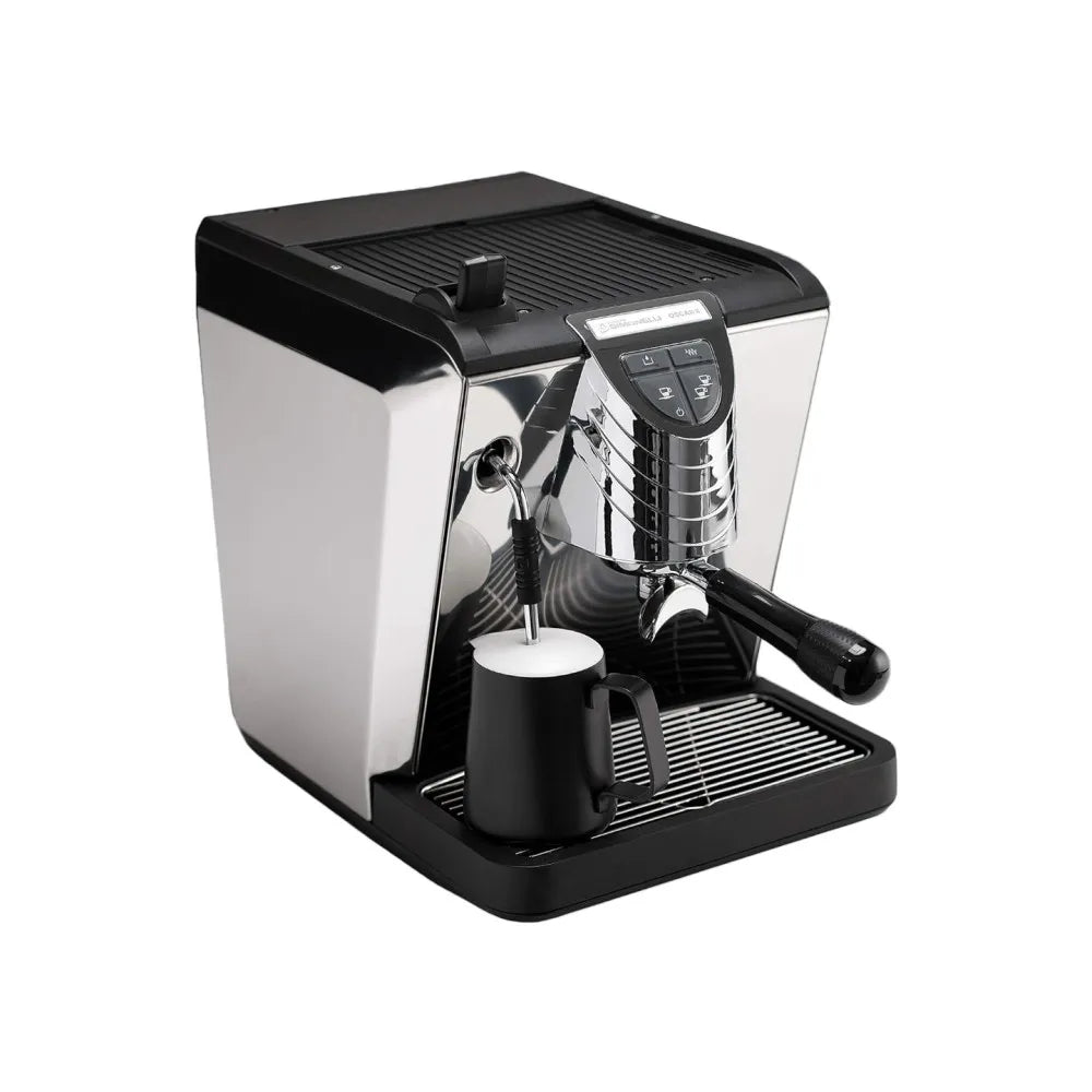 Nuova Simonelli Oscar II Siebträger Espressomaschine – Schwarz/Silber