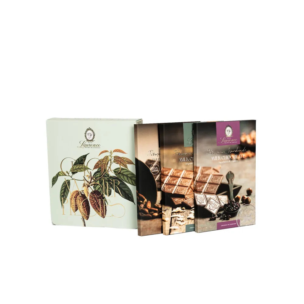Schokoladen-Geschenkset Laurence Choco Master Pieces, 3 x 80 g