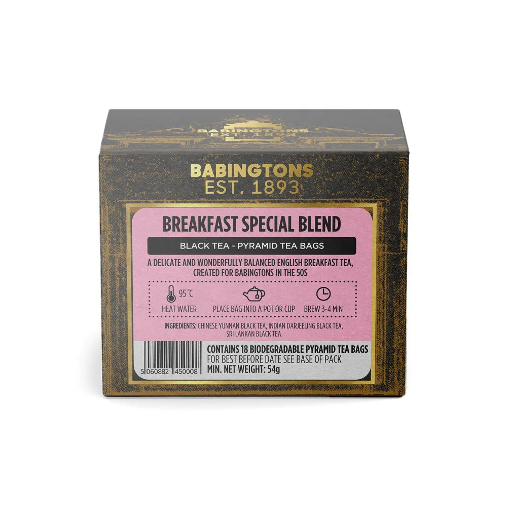 Schwarzer Tee Babingtons Breakfast Special Blend, 18 Stk.