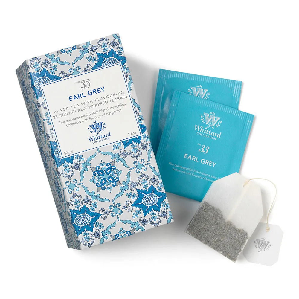 Schwarzer Tee Whittard of Chelsea Earl Grey, 25 Stk.