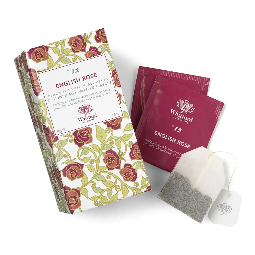 Schwarzer Tee Whittard of Chelsea English Rose, 25 Stk.