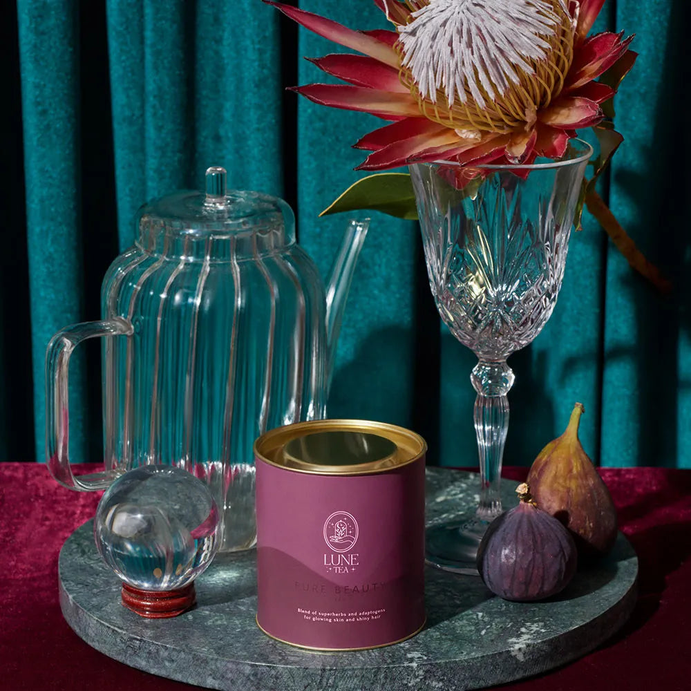 Weißer Tee und Kräutermischung Lune Tea Pure Beauty, 45 g