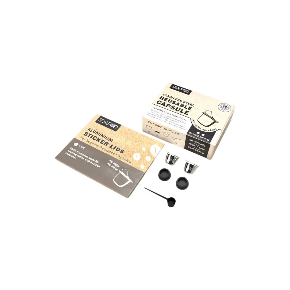 Wiederverwendbare Kaffeekapseln geeignet für Nespresso® Sealpod Classic Edition