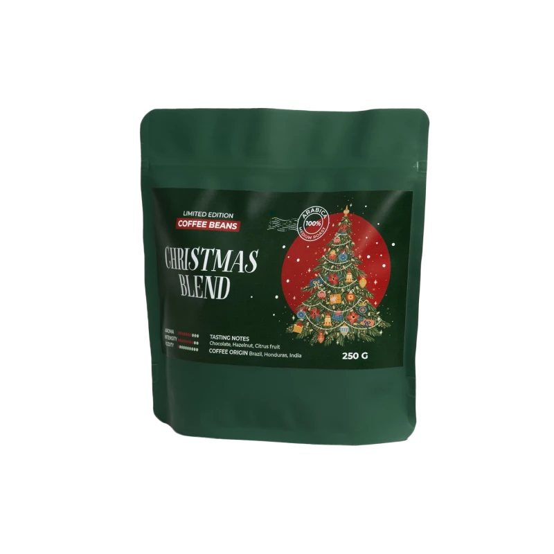 Limitierte Edition festlicher Kaffeebohnen Christmas Blend, 250 g