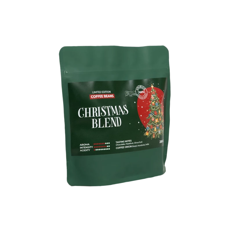 Limitierte Edition festlicher Kaffeebohnen Christmas Blend, 250 g