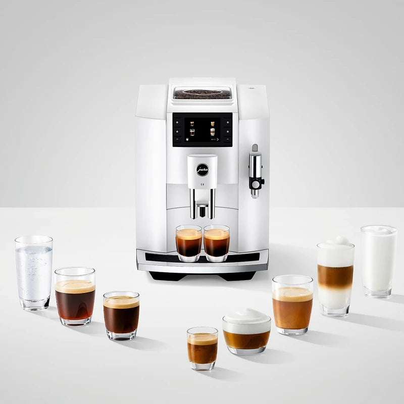 JURA E8 Piano White (EC) Kaffeevollautomat