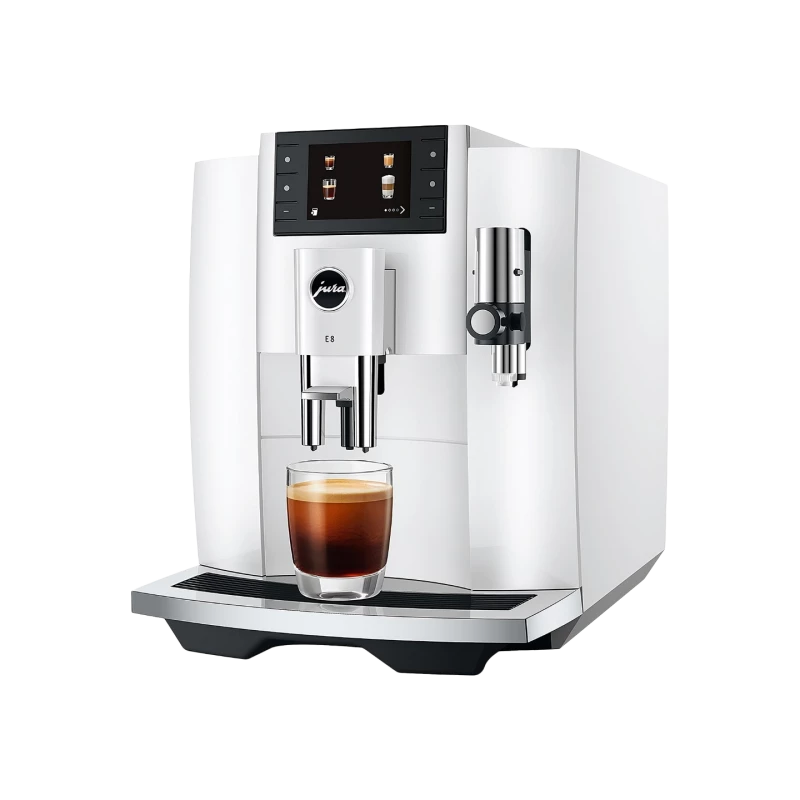 JURA E8 Piano White (EC) Kaffeevollautomat