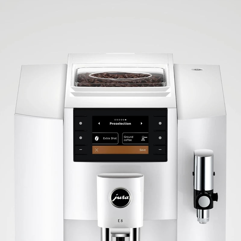 JURA E8 Piano White (EC) Kaffeevollautomat