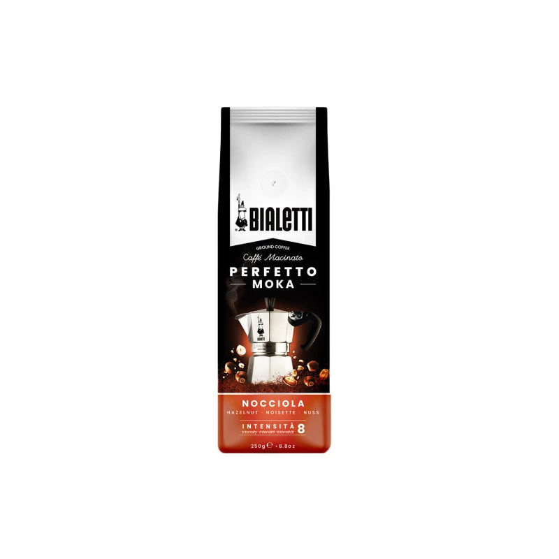 Gemahlener Kaffee Bialetti Perfetto Moka Hazelnut, 250 g