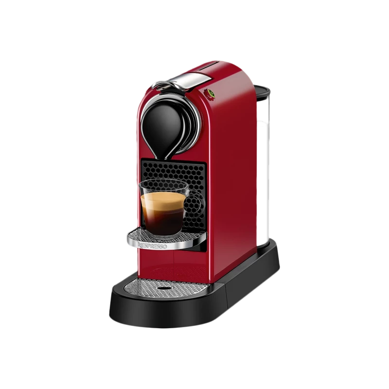 Nespresso Citiz Cherry Red Maschine mit Kapseln von DeLonghi – Rot