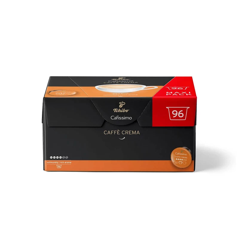 Kaffeekapseln für Tchibo Cafissimo / Caffitaly systems Tchibo Cafissimo Caffè Crema Rich Aroma, 96 Stk.