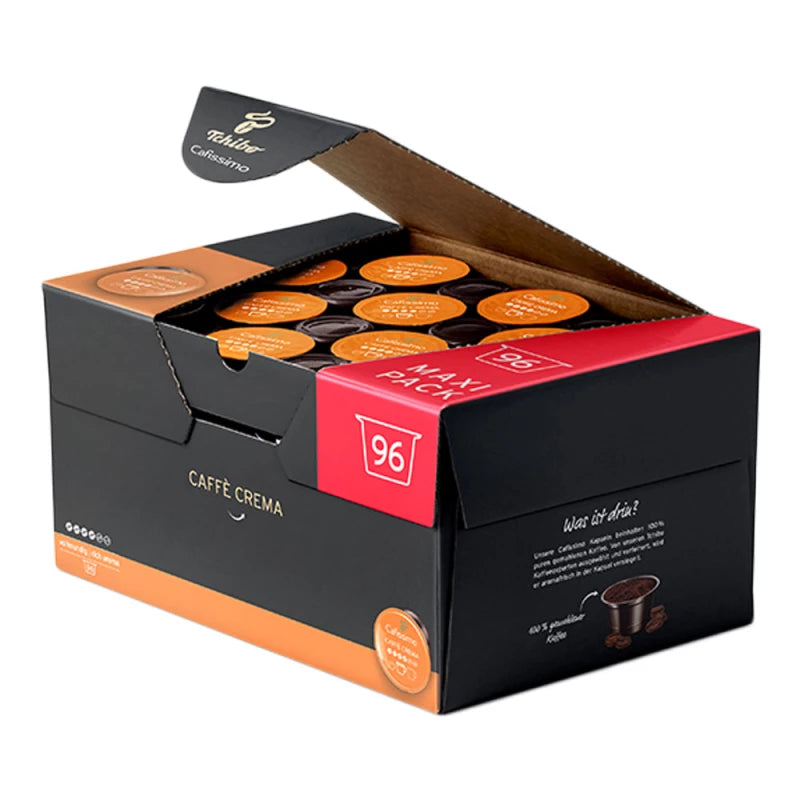 Kaffeekapseln für Tchibo Cafissimo / Caffitaly systems Tchibo Cafissimo Caffè Crema Rich Aroma, 96 Stk.