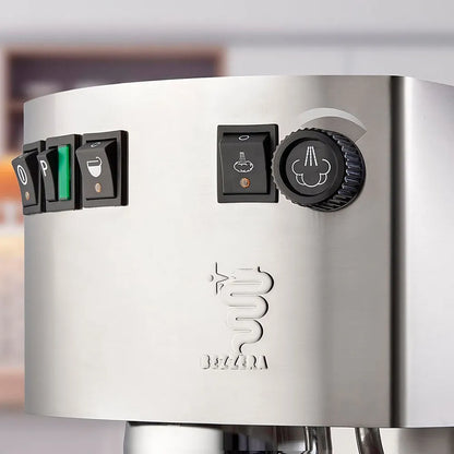 Bezzera New Hobby Siebträger Espressomaschine Einkreiser – Edelstahl