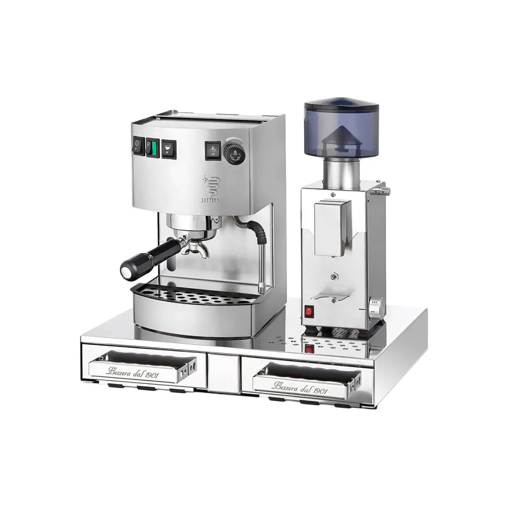 Bezzera New Hobby Siebträger Espressomaschine Einkreiser – Edelstahl