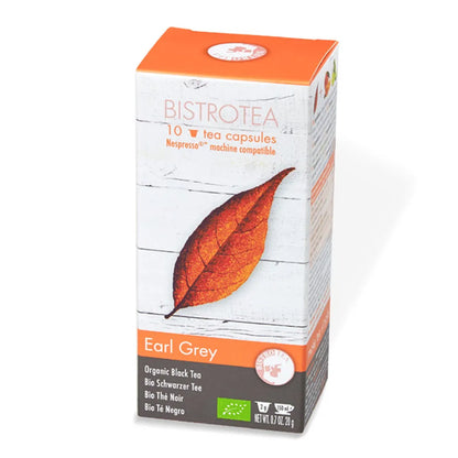 Bio-Teekapseln für Nespresso®-Maschinen Bistro Tea Earl Grey, 10 Stk.