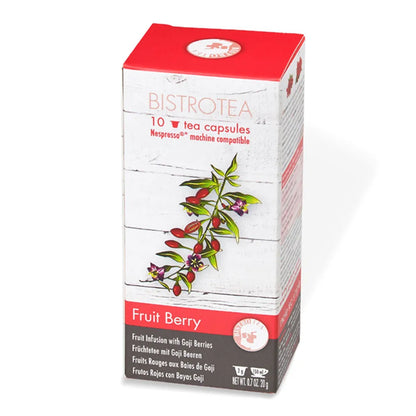 Bio-Teekapseln für Nespresso®-Maschinen Bistro Tea Fruit Berry, 10 Stk.