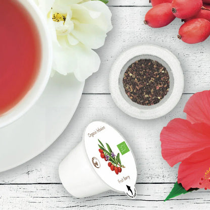 Bio-Teekapseln für Nespresso®-Maschinen Bistro Tea Fruit Berry, 10 Stk.