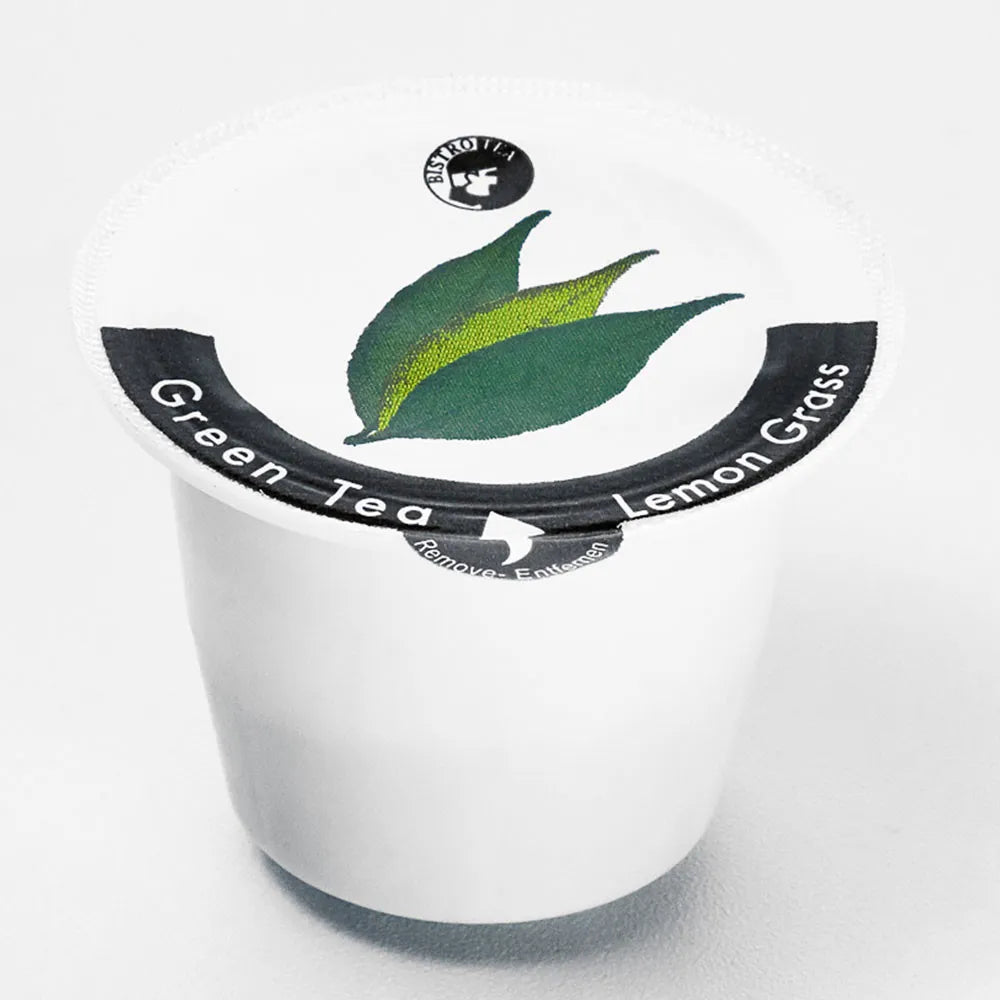 Bio-Teekapseln für Nespresso®-Maschinen Bistro Tea Green Tea Lemon, 10 Stk.